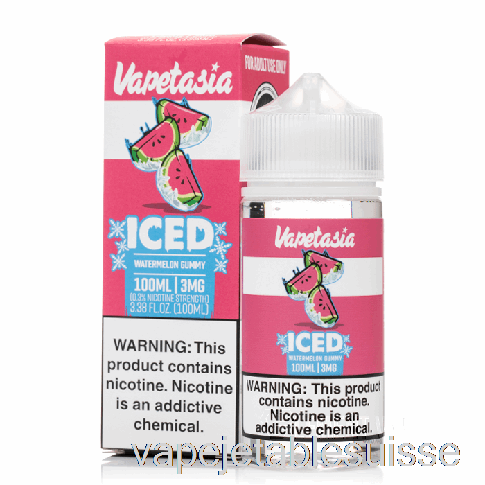 Vape Suisse Gommeuse à La Pastèque Glacée - Vapetasia - 100ml 3mg